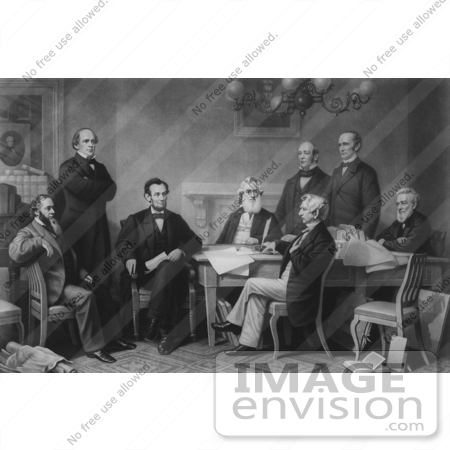#2115 The First Reading of the Emancipation Proclamation Before the Ca by JVPD