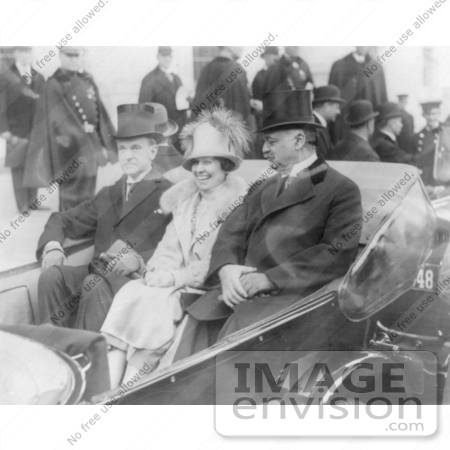 #2145  President Calvin Coolidge, Mrs. Coolidge and Charles Curtis by JVPD