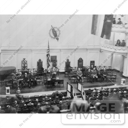 #2160 Calvin Coolidge Addressing a Meeting of the Budget Committee by JVPD