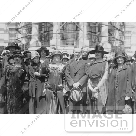 #2178 President Coolidge With American Association of University Women by JVPD