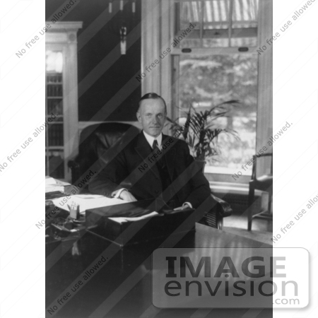 #2255 Calvin Coolidge in Oval Office by JVPD
