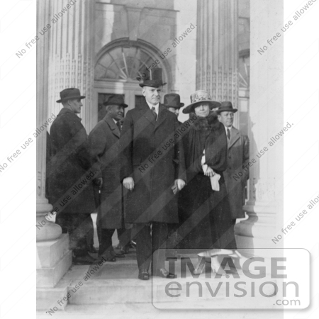 #2269 President and Mrs. Coolidge Leaving D.A.R. Hall by JVPD