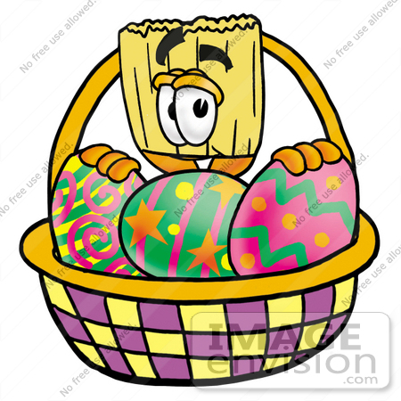 clip art easter. #22696 Clip Art Graphic of a