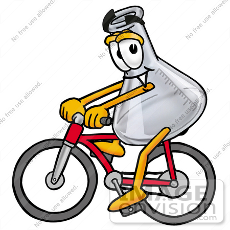 bike riding cartoon. Cartoon Character Riding a