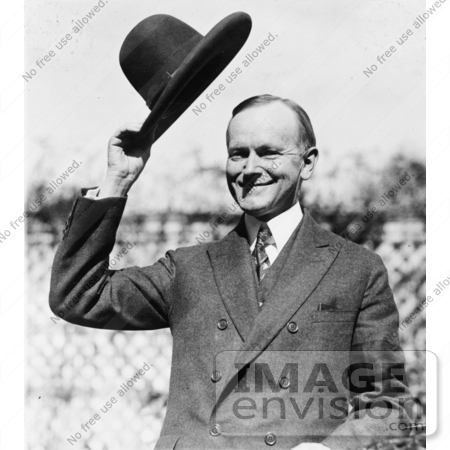 #2283 Calvin Coolidge Tipping His Hat by JVPD
