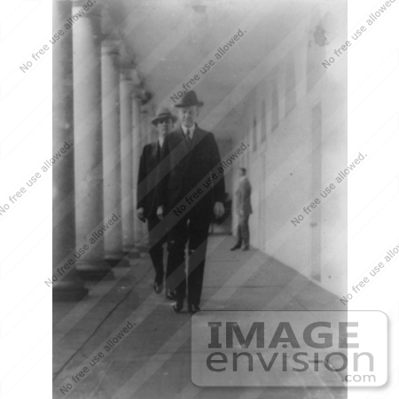 #2293 President Coolidge Returning to the Mansion From the Executive Office by JVPD