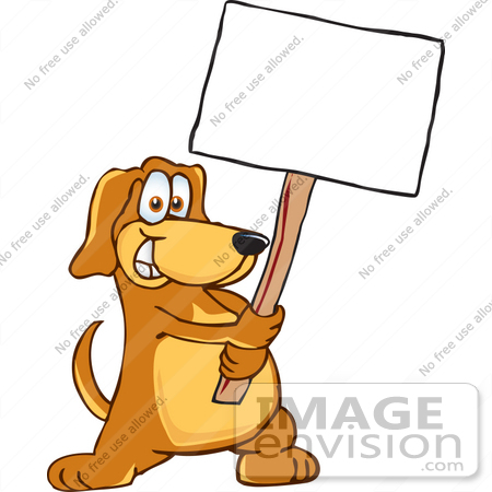 clipart dog. #23643 Clip Art Graphic of a