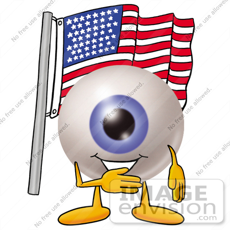 american flag clip art. #23782 Clip Art Graphic of a