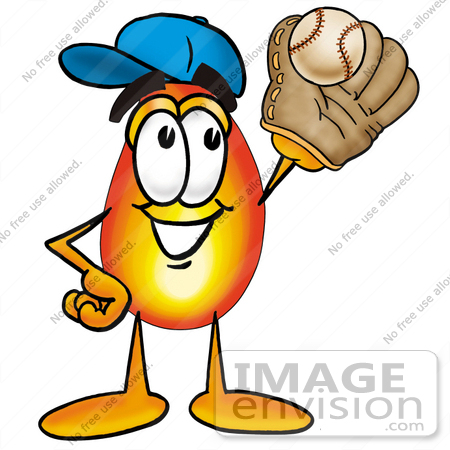 baseball glove clipart. #23943 Clip Art Graphic of a