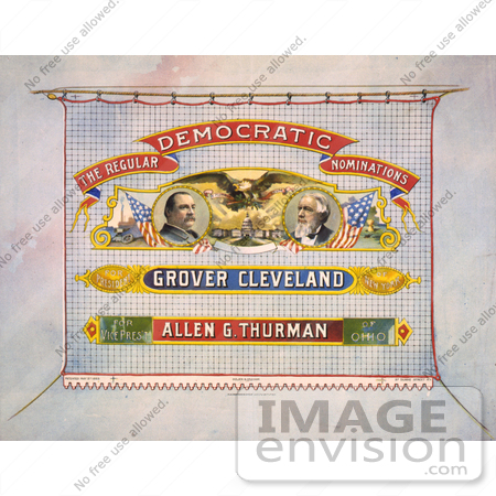 #2424 Grover Cleveland and Allen G. Thurman by JVPD