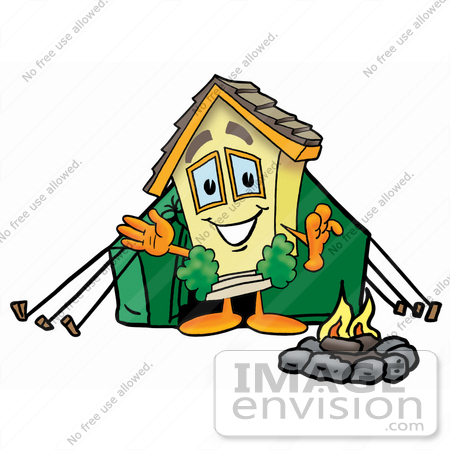 clipart house on fire. #24242 Clip Art Graphic of a