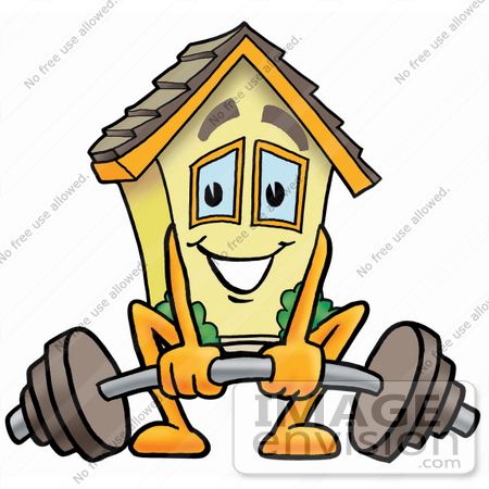 house images clipart. #24280 Clip Art Graphic of a Yellow Residential House Cartoon Character 