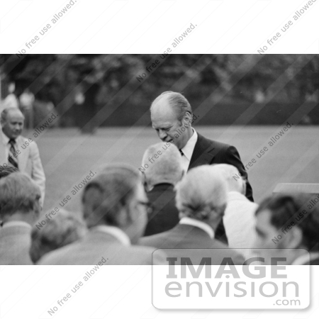 #2462 President Gerald Ford at a Press Conference by JVPD