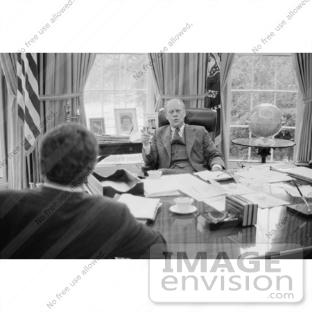 #2496 President Gerald Ford With Bob Hartman by JVPD