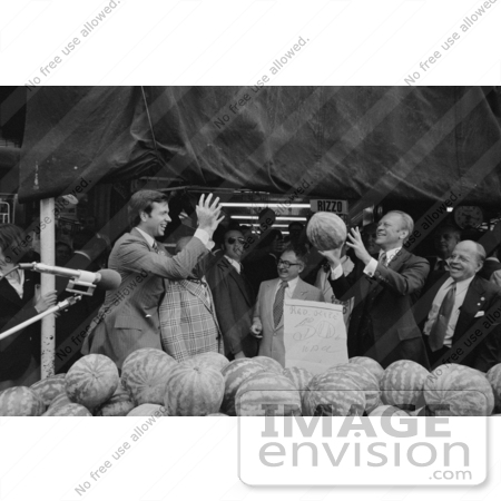 #2501 Gerald Ford Tossing a Watermelon by JVPD
