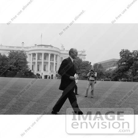 #2521 Gerald Ford Walking Across the Lawn at the White House by JVPD