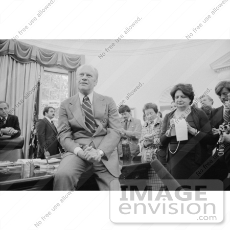 #2530 President Gerald Ford Talking With Reporters by JVPD
