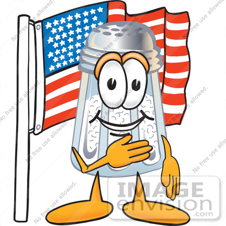 small american flag clip art. #25303 Clip Art Graphic of a