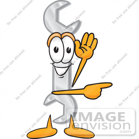 wrench clip art. #25627 Clip Art Graphic of a