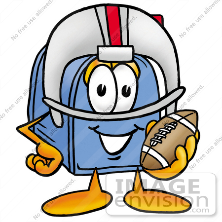rejection clip art. blue football helmet clipart.