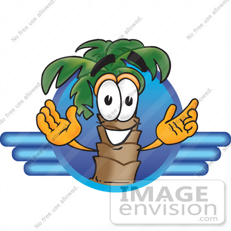 palm tree clipart free. #28072 Clip Art Graphic of a