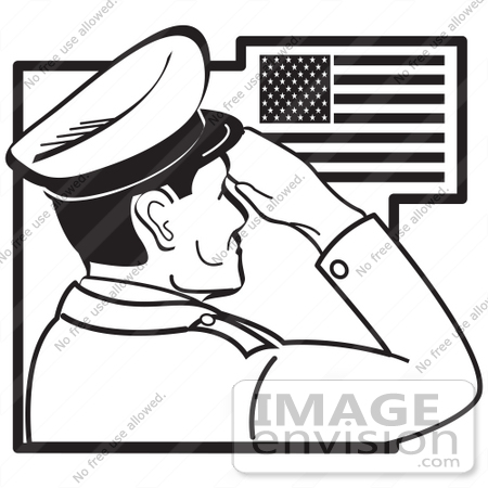 american flag clip art black and white. And White Cartoon Clip Art