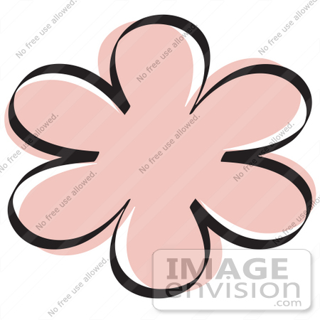 pink flower clip art free. Clip Art of a Pink Flower