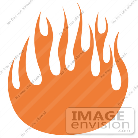 flames clip art. Clip Art of Orange Flames