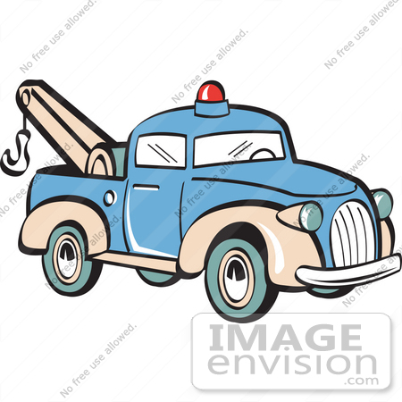 toy clip art. Clip Art of a Blue Toy Tow