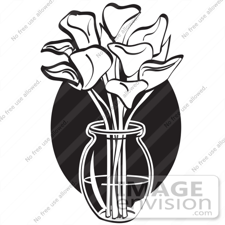 clip art easter lilies. Cartoon Clip Art of a