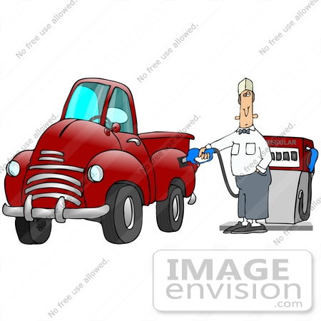 gas pump clip art. #29781 Clip Art Graphic of a