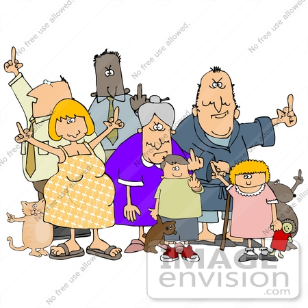 Clip Art People. #29829 Clip Art Graphic of a