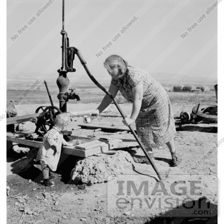 #2985 Woman at a Well by JVPD