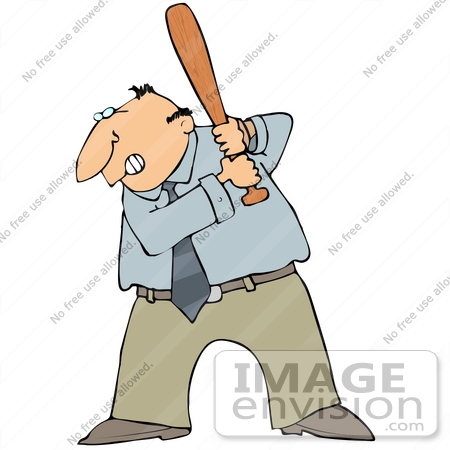 funny baseball clipart. #29891 Clip Art Graphic of a
