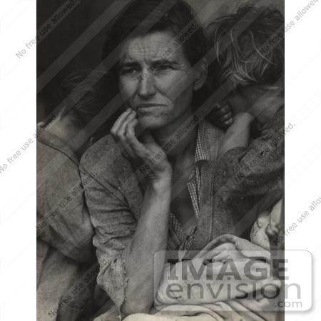 #3131 Migrant Mother by Dorothea Lange by JVPD