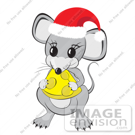Clip Art Mouse And Cheese. #31793 Clipart Illustration of