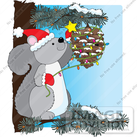 pine tree clipart. A Pine Tree, Decorating A