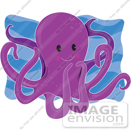 octopus clip art. #33553 Clip Art Graphic of a