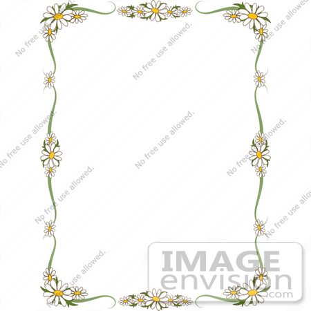 spring clip art borders free. #33642 Clip Art Graphic of a