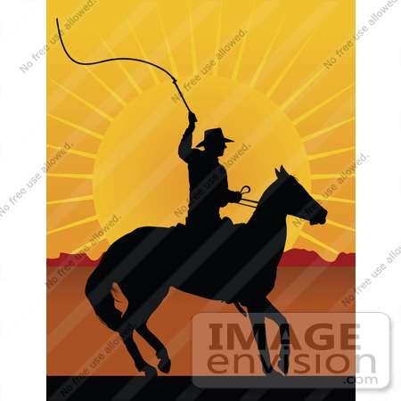 clipart sunset. #33665 Clip Art Graphic of a