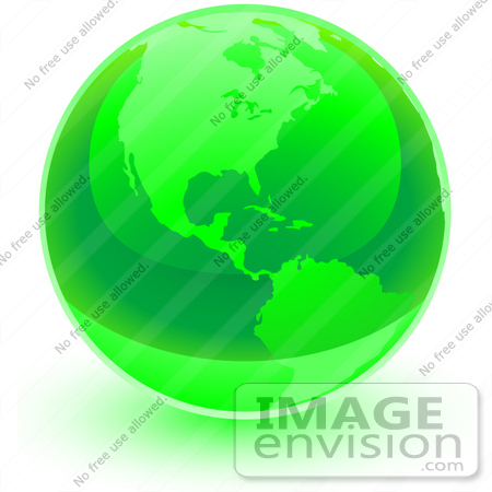 World Map Blue And Green. Centric green world after all