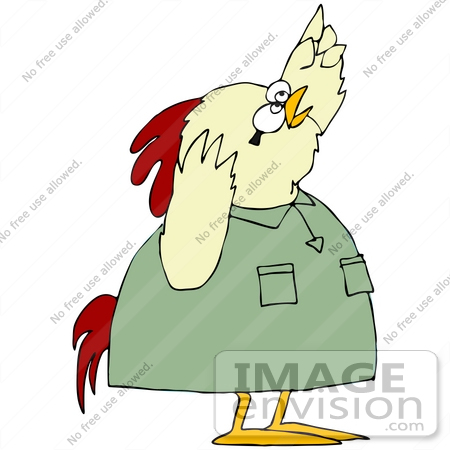 chicken nuggets clipart. Clip Art Graphic of a Chicken