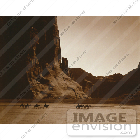 #4839 Riding Through Canyon de Chelly by JVPD