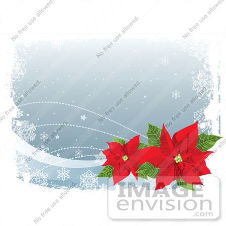 Clip  Backgrounds on Clip Art Illustration Of A Gray Winter Xmas Background With Snowflakes