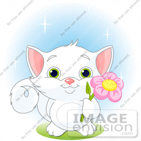 green eyes clipart. With Green Eyes, Holding A