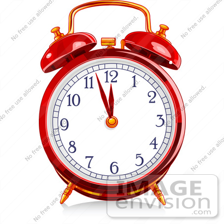 Free Clip Art Clock. #56357 Royalty-Free (RF) Clip