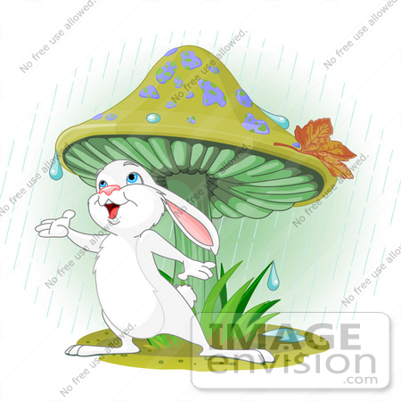 cute rabbit clipart. #56530 Clip Art Illustration
