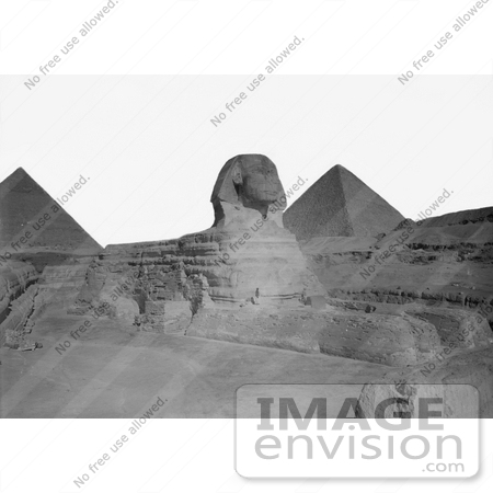 #6497 Giza Sphinx and Pyramids by JVPD
