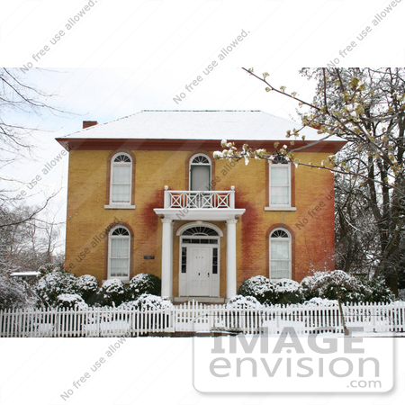 #740 Photograph of the BF Dowell House Facade, Jacksonville, Oregon by Jamie Voetsch