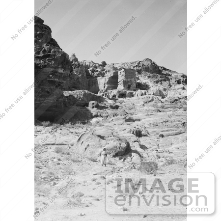 #7522 Stock Picture of the Serpent Monument at Petra by JVPD